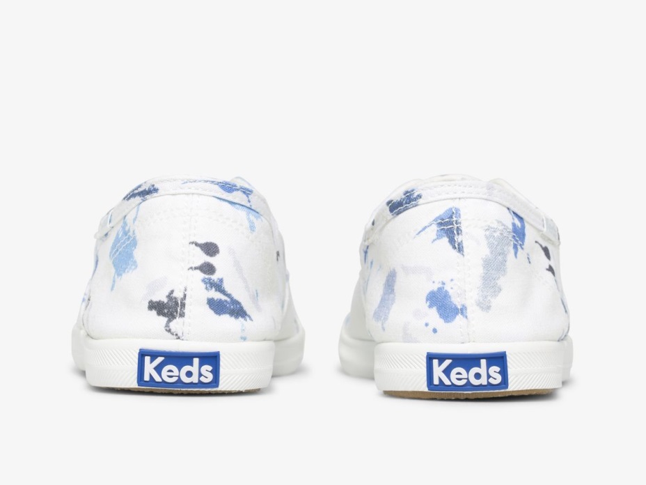 Kadın Chillax Sıçramak Dimi Keds Beyaz Mavi