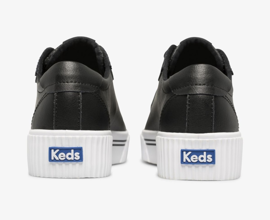 Kadın Ekip Tekme Alto Deri Siyah Keds