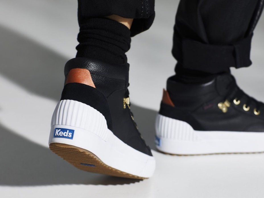 Kadın Demi Orta Trx Deri Siyah Keds