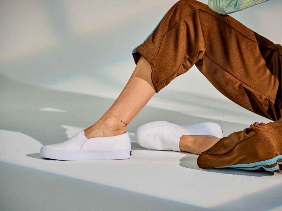 Kadın çift Katlı Tuval Keds Beyaz