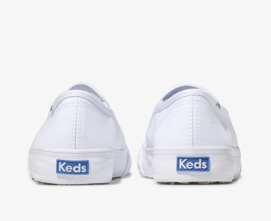Kadın çift Katlı Tuval Keds Beyaz