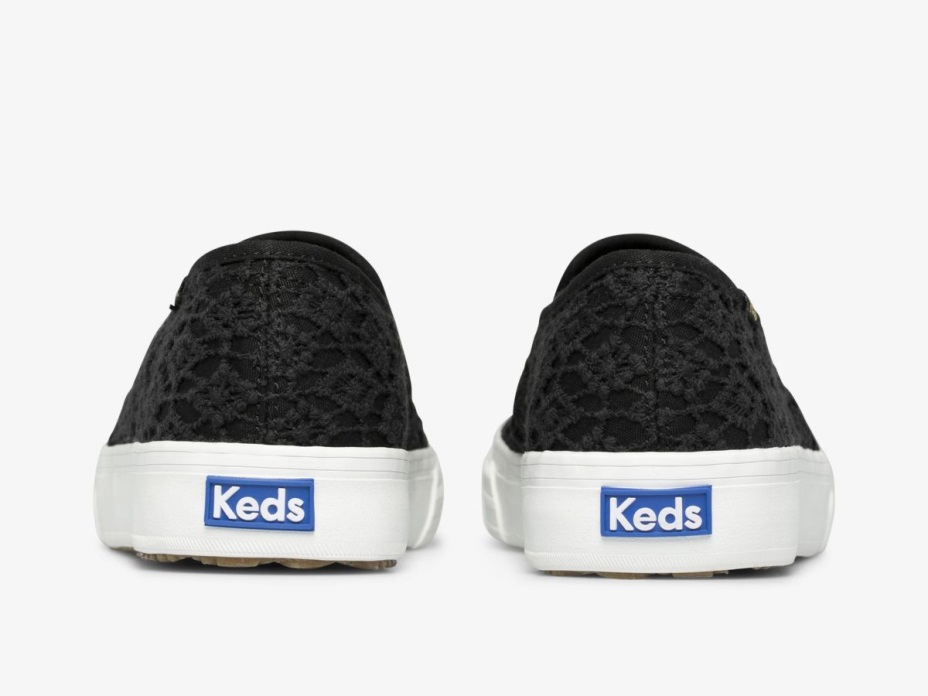 Kadın çift Katlı Tığ Işi Keds Siyah
