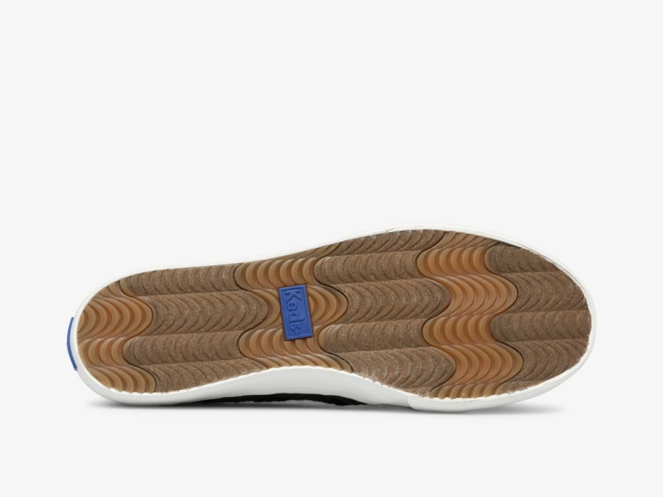 Kadın çift Katlı Tığ Işi Keds Siyah