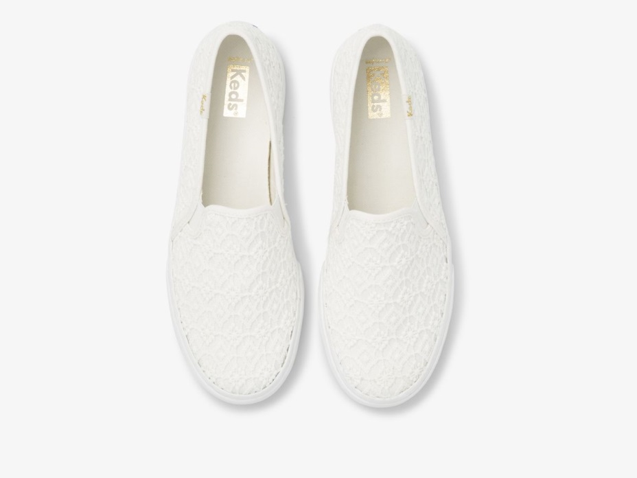 Kadın çift Katlı Tığ Işi Beyaz Keds