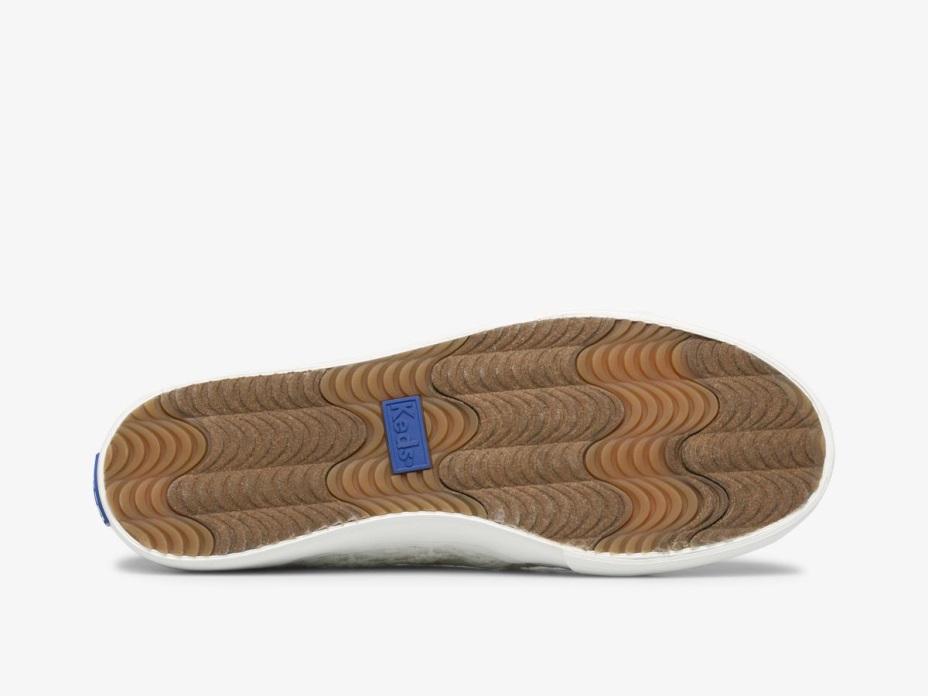 Kadın çift Katlı Tığ Işi Beyaz Keds