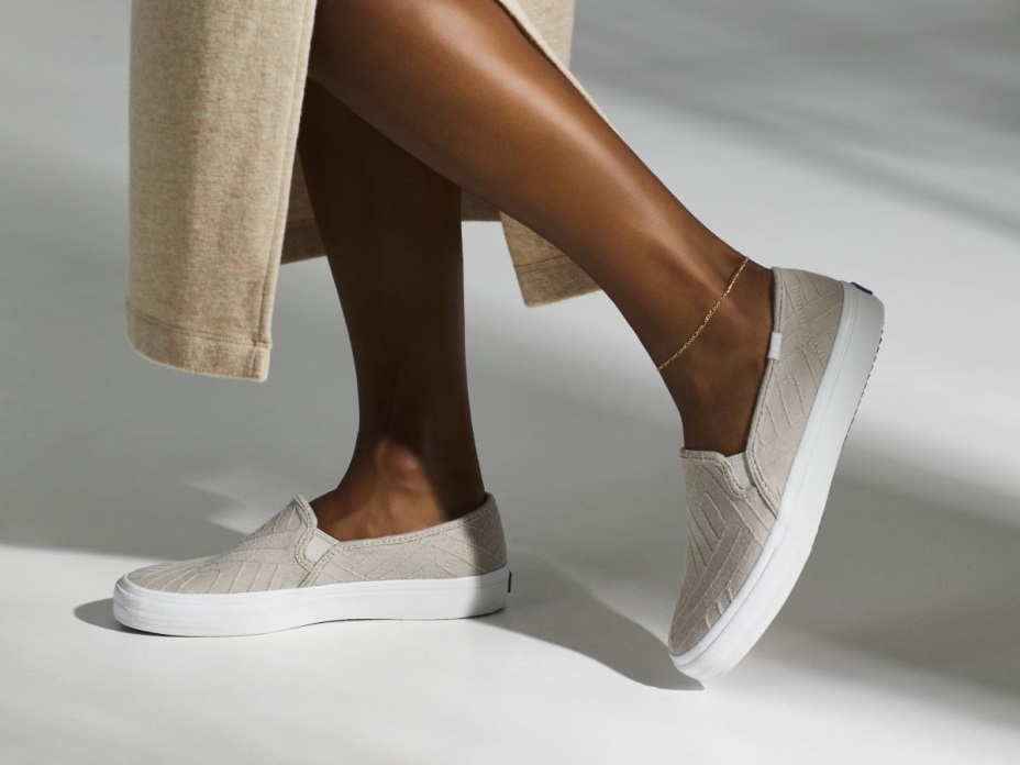 Kadın çift Katlı Geo Jersey Gri Keds