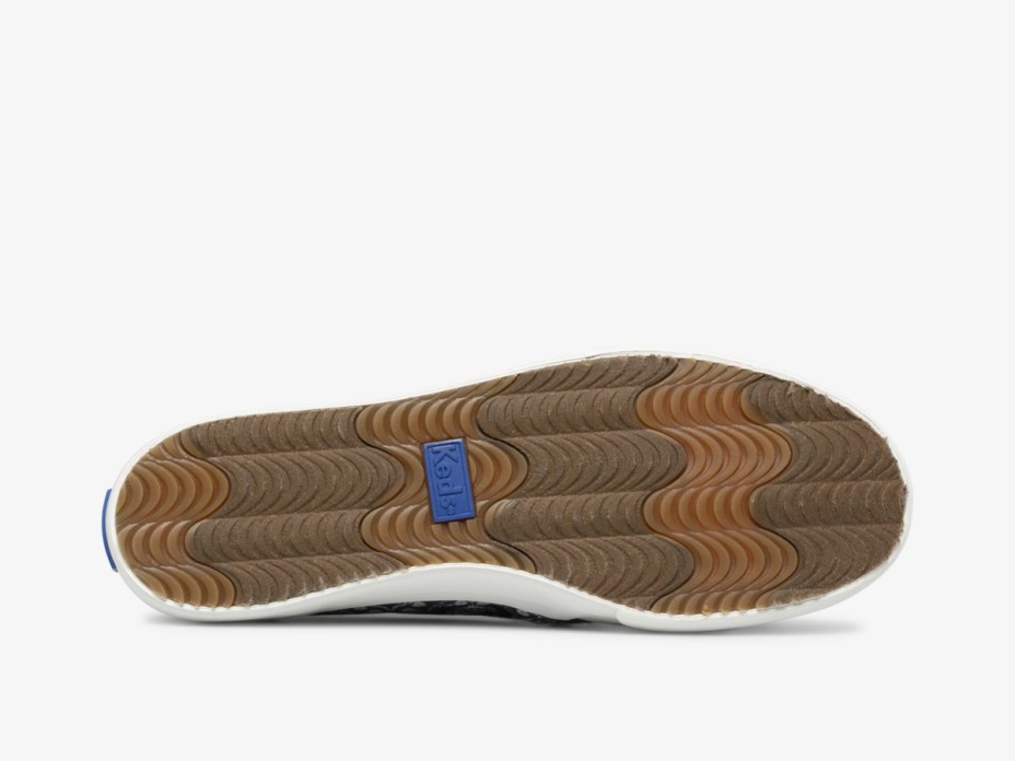 Kadın çift Katlı Mozaik Tuval Keds Mavi