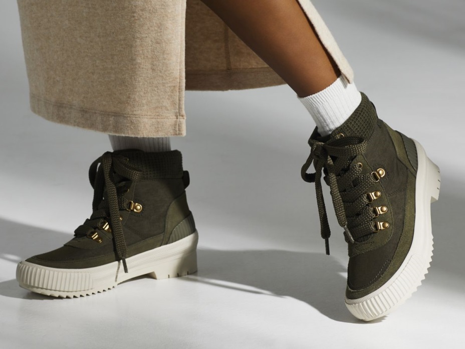 Kadın Saha Botu Süet Naylon Ince Süettrade Keds Zeytin