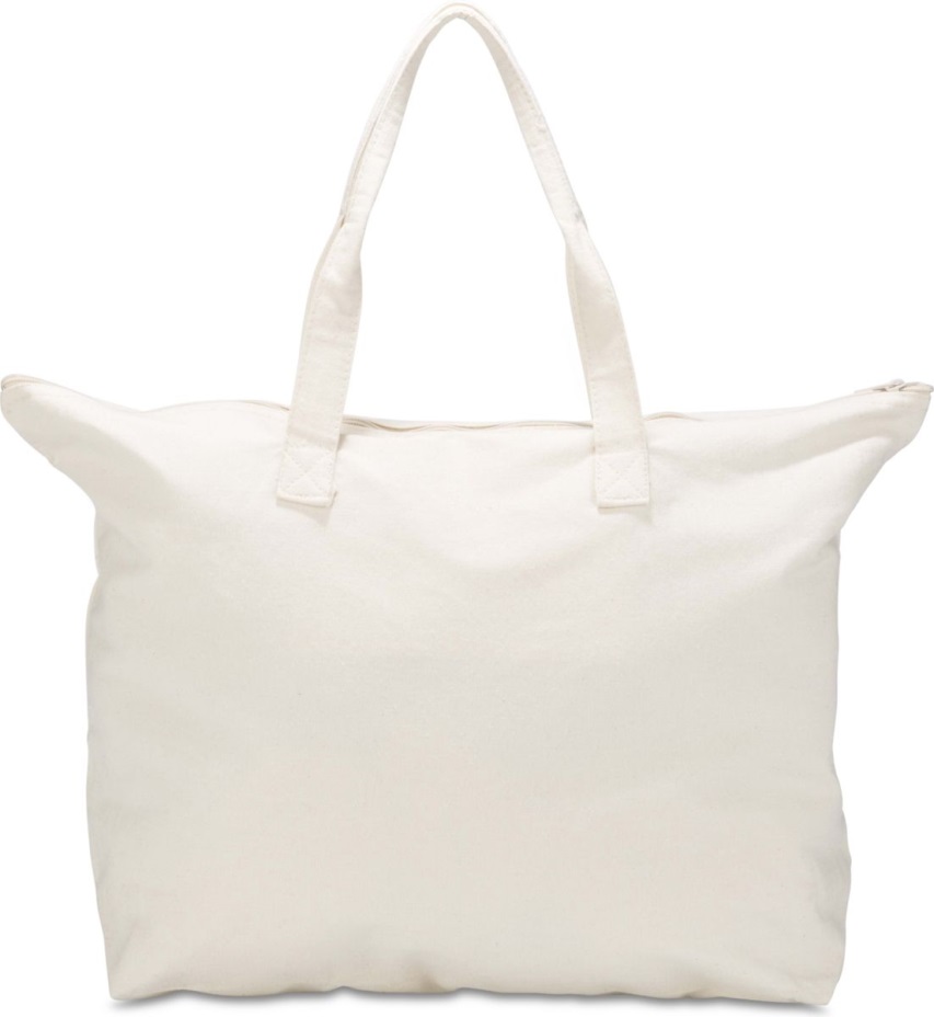 Kadın Ormana Bağlı Kanvas Tote çanta Krem ​​keds