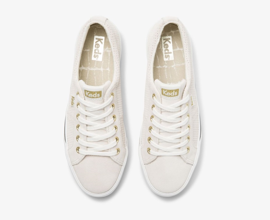 Kadınlar Atlama Tekme Ikilisi Süet Kar Beyazı Keds