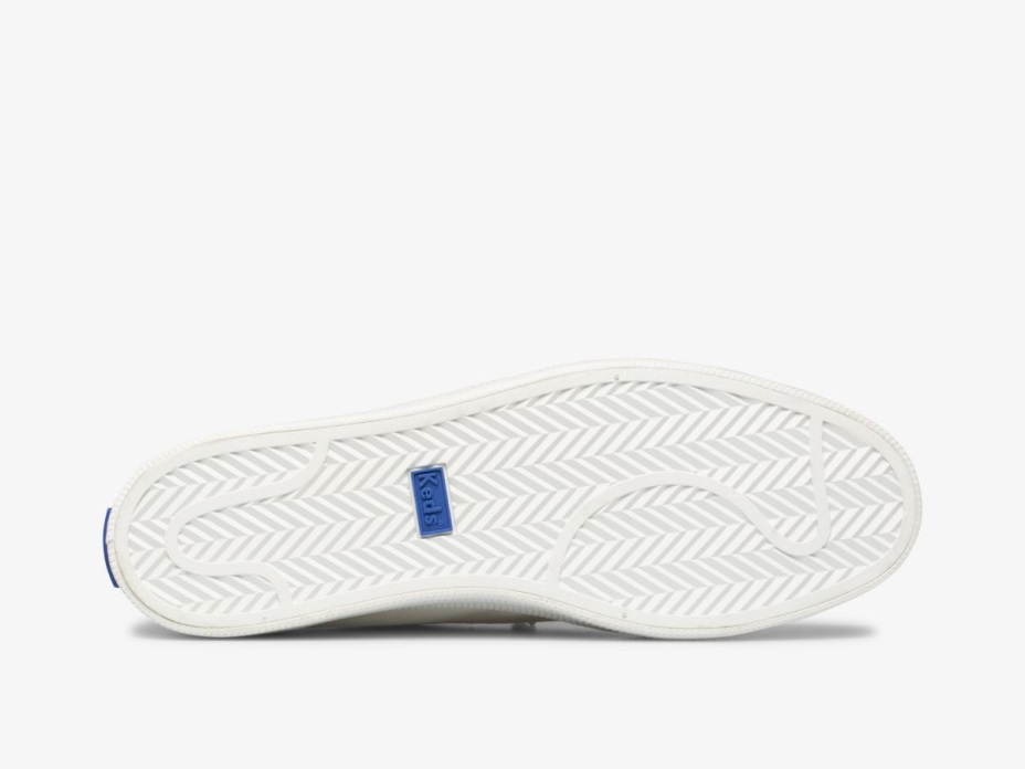 Kadın Geri Tepme Tuval Pop Yıkanabilir Beyaz Keds