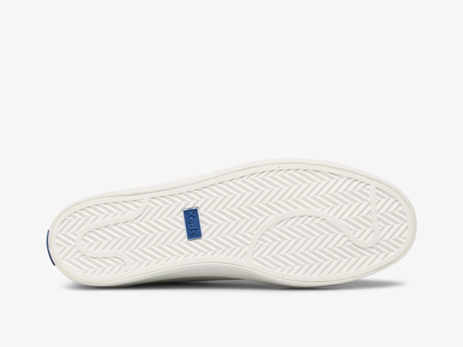 Kadın Geri Tepme Deri Keds Beyaz