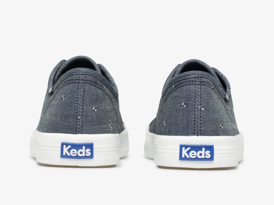 Kadın Kickstart Armürlü Jakarlı Keds Lacivert