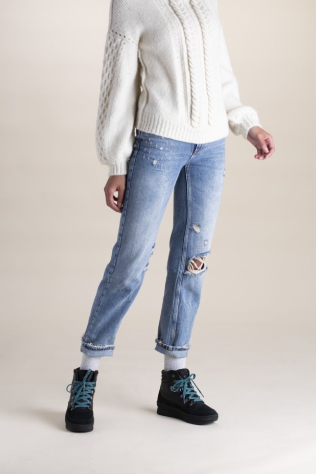 Kadın Midland Suya Dayanıklı Bot Siyah Keds