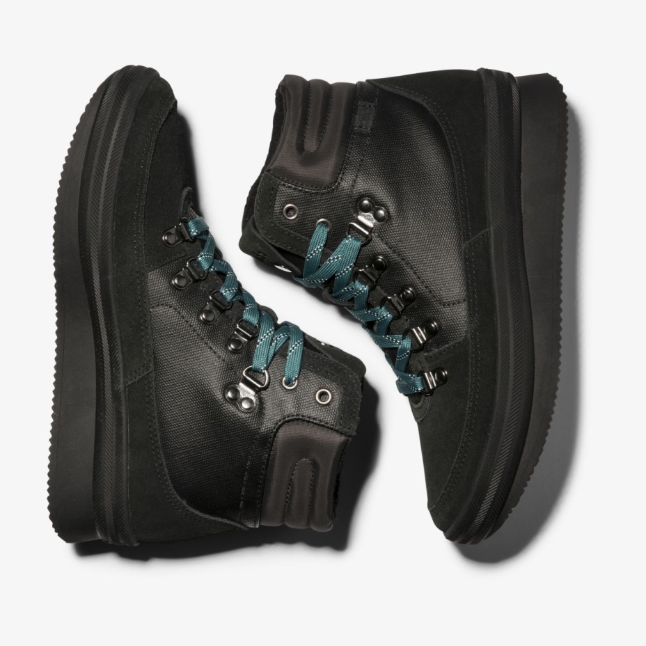 Kadın Midland Suya Dayanıklı Bot Siyah Keds