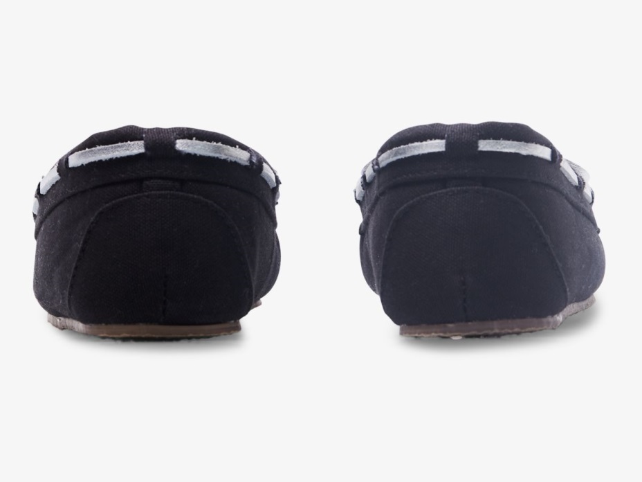 Kadın Mokasen Terliği Keds Siyah Köpek çok