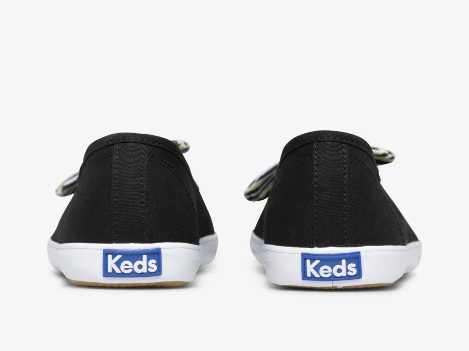 Kadın Deniz Kenarı Kanvas Siyah çok Keds