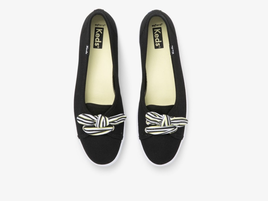 Kadın Deniz Kenarı Kanvas Siyah çok Keds