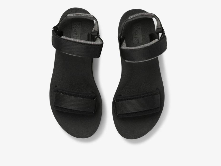 Kadın üçlü Platform Siyah Keds