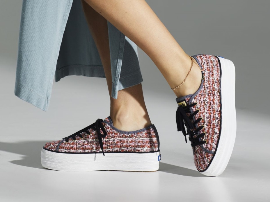 Kadın üçlü Yukarı Buklet Keds Pembe çok