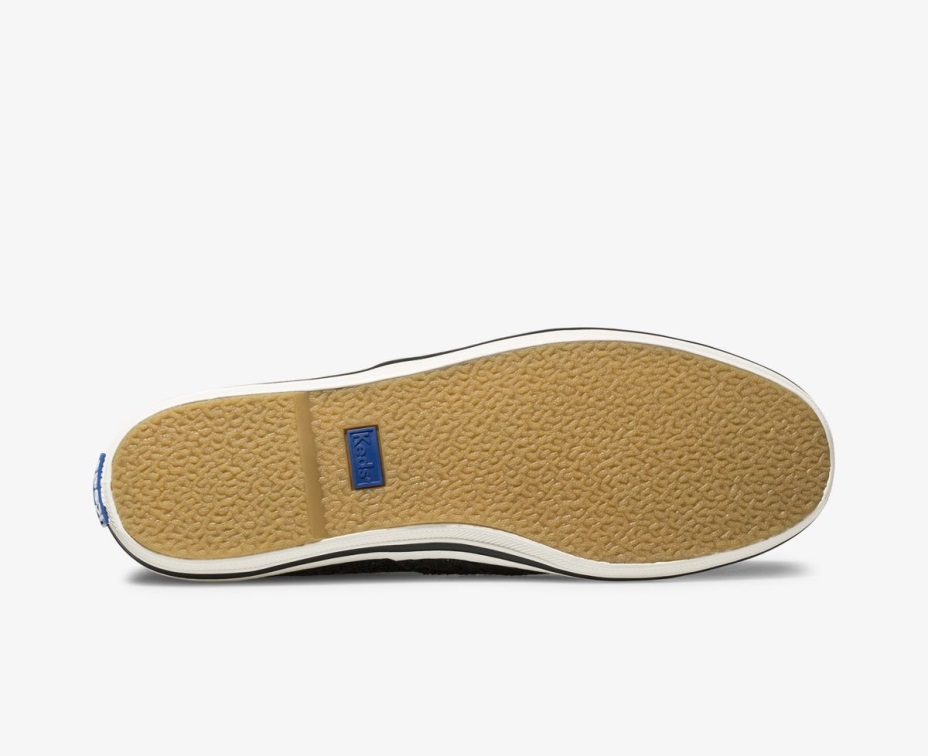 Kadın X Kate Spade New York şampiyonu Parıltılı Siyah Parıltılı Keds