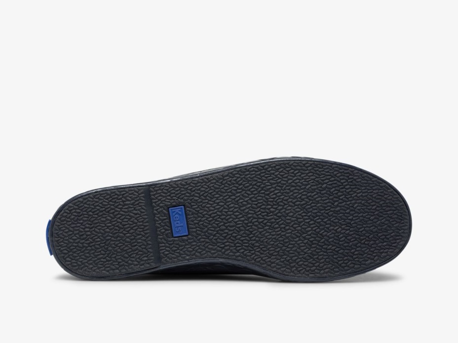 Kadın X Kate Spade New York Kickstart Logosu Tilki Saten Mavi Keds