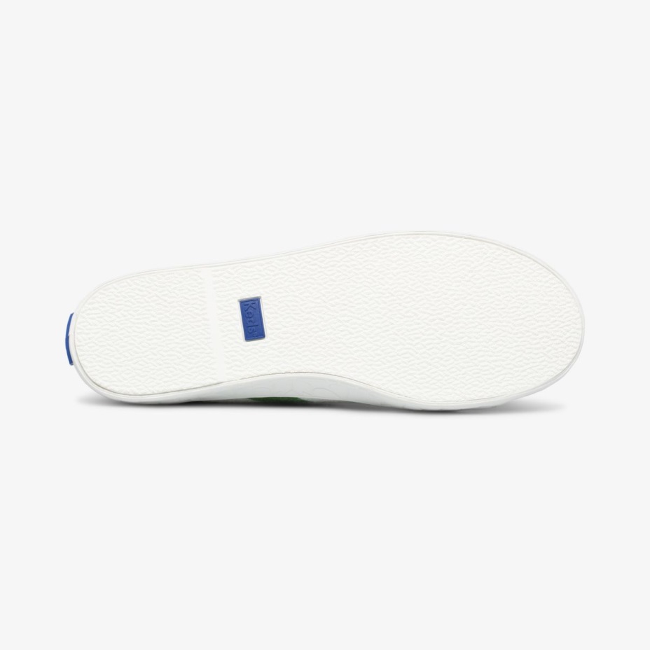 Kadın X Kate Spade New York Kickstart Logosu Tilki Beyaz Yeşil Keds